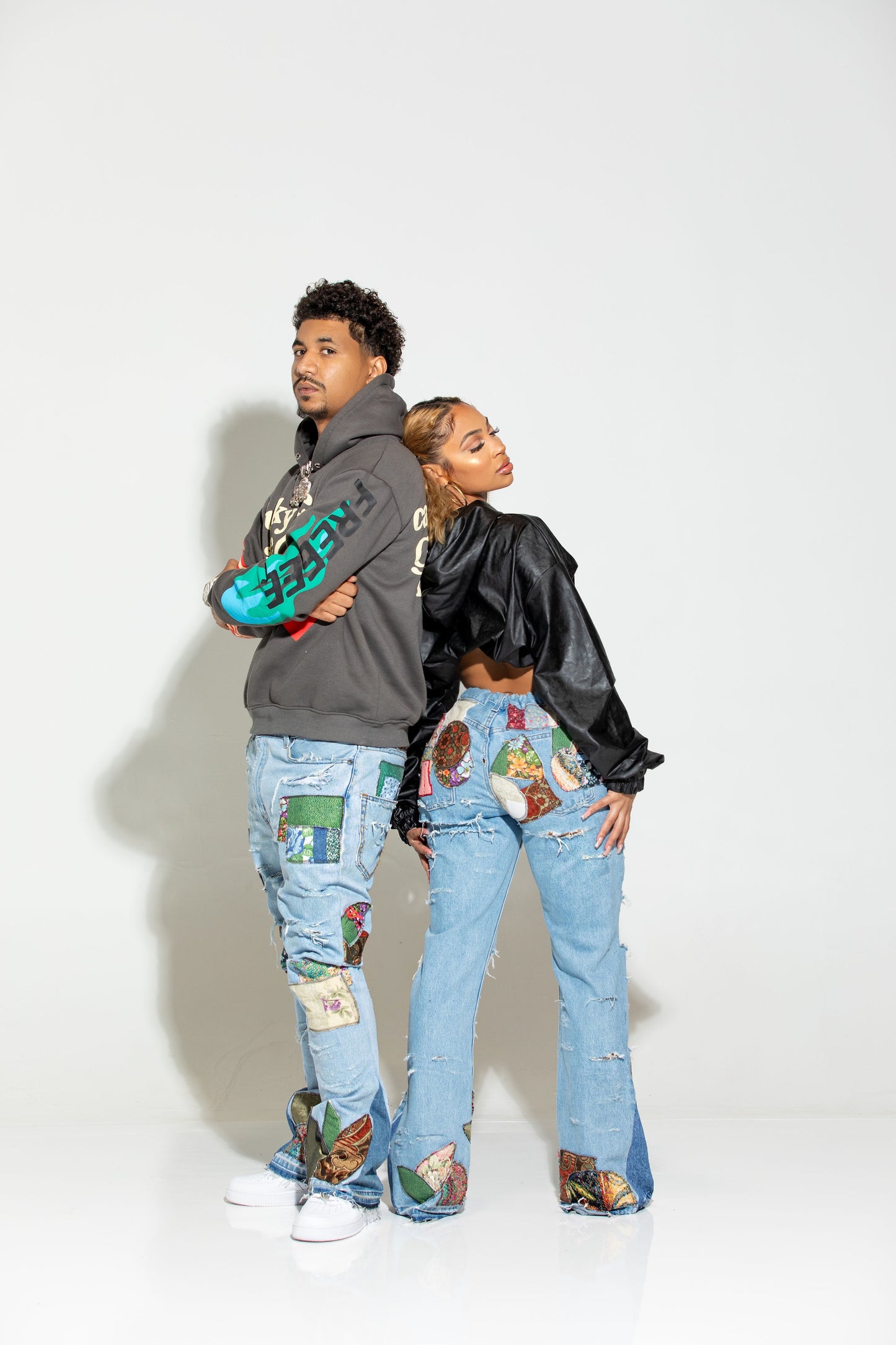 Patch work jeans women’s